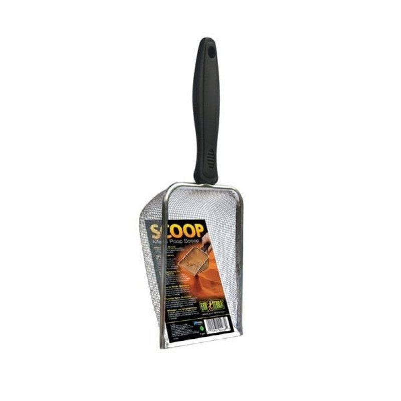 Exo Terra Metal Atık Küreği Siyah | Kaplumbağa Aksesuarı