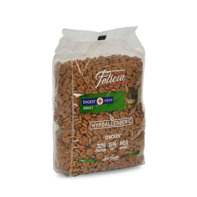 Felicia 1 Kg Digest Care Adult Chicken | Yavru Kedi Kuru Maması