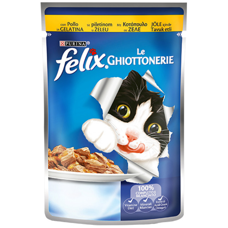Felix 6 Adet Tavuklu Yetişkin Pouch 100 Gr | Yetişkin Kedi Maması Felix 6 Adet Tavuklu Yetişkin Pouch 100 Gr | Yetişkin Kedi Maması