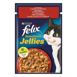 Felix Sensations Taze Jöle İçerisinde Domates Soslu Sığır Etli Yetişkin Konserve Kedi Maması 85 Gr | Sığır Etli Yaş Kedi Maması Felix Sensations Taze Jöle İçerisinde Domates Soslu Sığır Etli Yetişkin Konserve Kedi Maması 85 Gr | Sığır Etli Yaş Kedi Maması