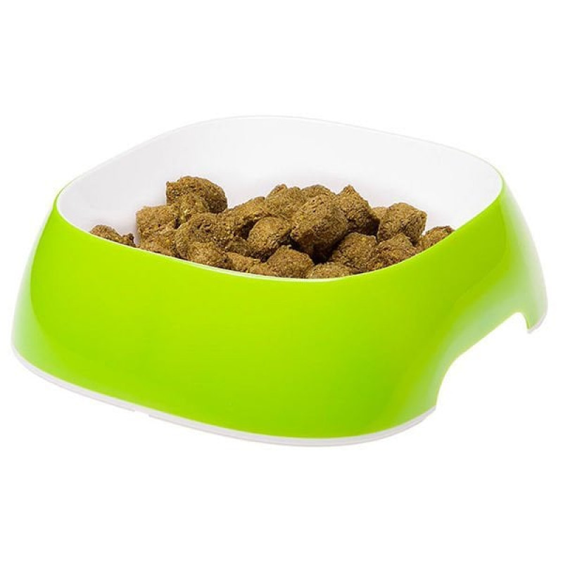 Ferplast 1200 mL Glam Large Melamin Mama Kabı Yeşil | Melamin Mama Ve Su Kabı