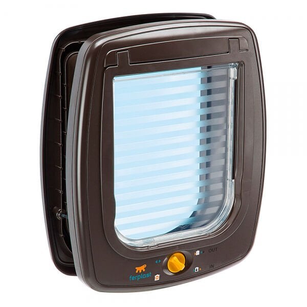 Ferplast 26x10x31 Cm Swing 9 Otomatik Kedi ve Köpek Kapısı Kahverengi | Köpek Kapısı