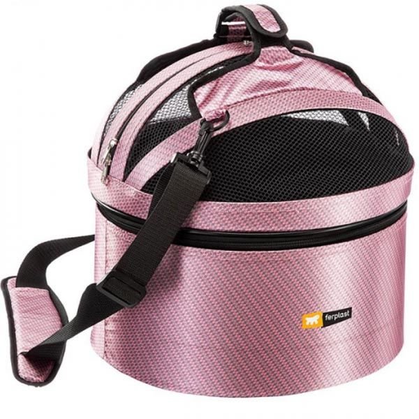 Ferplast 35x34 Cm Cocotte Fileli Taşıma Çantasi Pembe | Kedi Taşıma Çantası