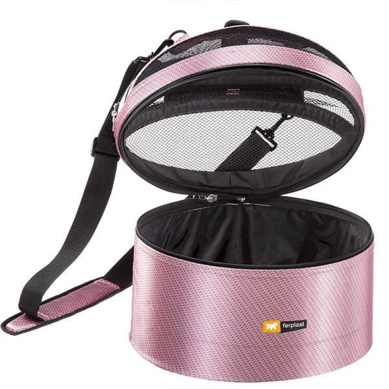 Ferplast 35x34 Cm Cocotte Fileli Taşıma Çantasi Pembe | Kedi Taşıma Çantası