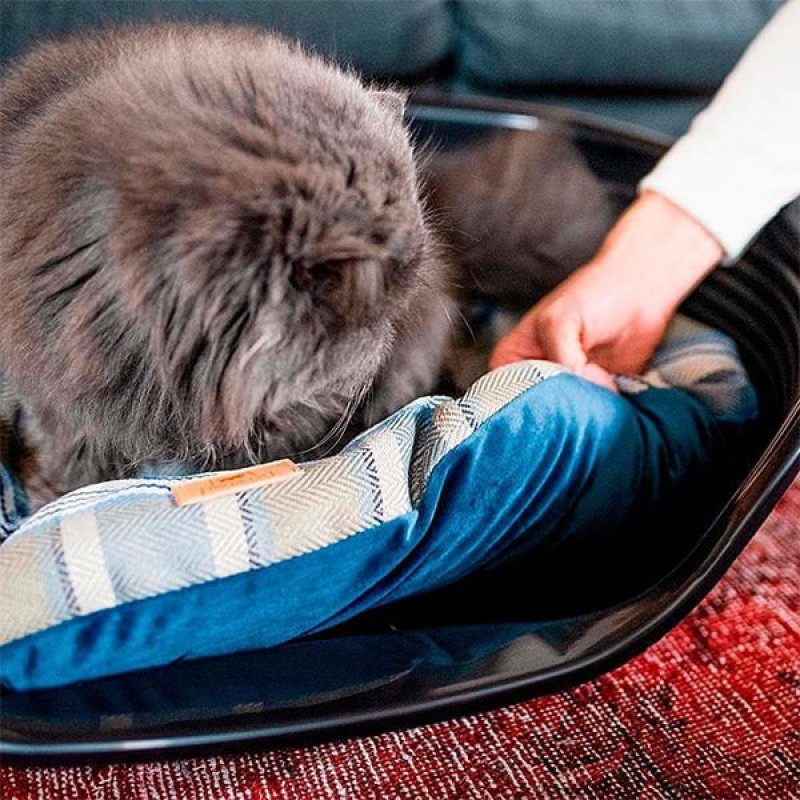 Ferplast 43x30 Cm Hamilton 70 Yatak Mavi | Kumaş Köpek Yatağı