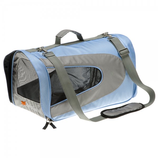 Ferplast 48x26x30cm Beauty Taşıma Çantası Mavi Medium | Kedi Taşıma Çantası