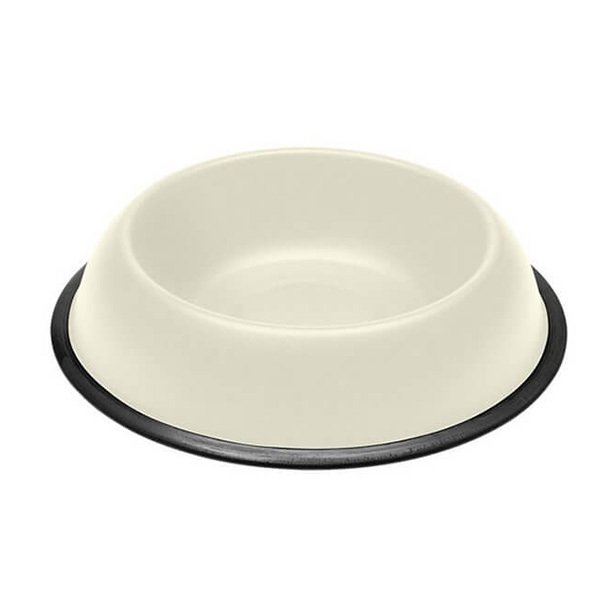 Ferplast 500 Ml Mıra Kc 72 Kaymaz Tabanlı Plastik Mama Ve Su Kabı Beyaz | Plastik Mama Ve Su Kabı