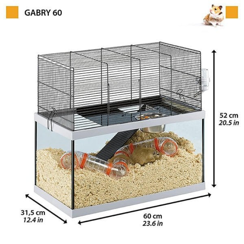 Ferplast 60x31.5x52h Cm Gabry 60 Hamster Kafesi | Hamster Kafesi