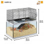 Ferplast 60x31.5x52h Cm Gabry 60 Hamster Kafesi | Hamster Kafesi