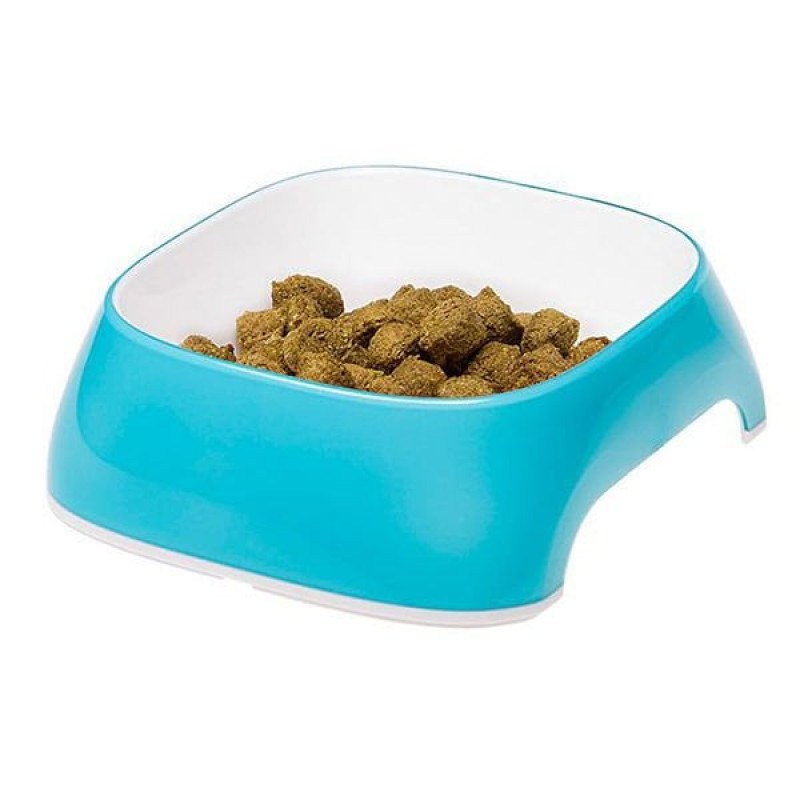 Ferplast Glam 1.2 Lt Large Melamin Mama Ve Su Kabı Mavi | Plastik Mama Ve Su Kabı