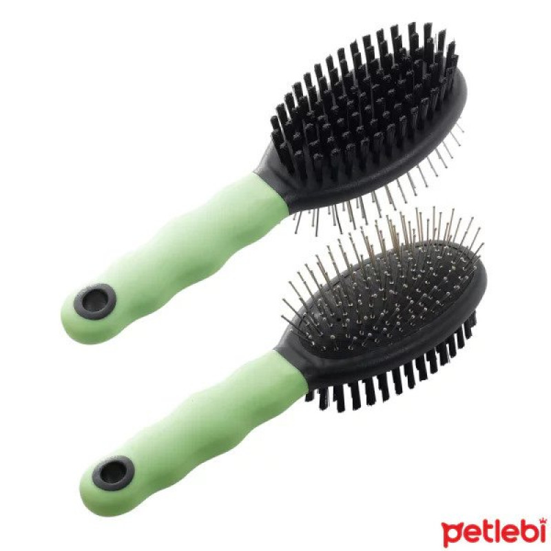 Ferplast GRO 5796 S Çift Taraflı Tarama Fırçası 19.5x5.4x3h Cm | Köpek Tarağı