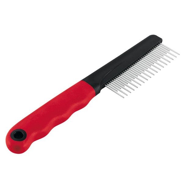 Ferplast Gro 5866 Tek Taraflı Kısa Ve Uzun Dişli Köpek Tarağı | Plastik Saplı Tarak