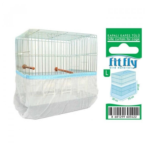 Fit Fly Large Lüx Kapalı Kafes Tülü | Kuş Tülü