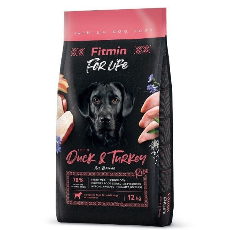 Fitmin For Life 12 Kg Ördek ve Hindi | Yetişkin Köpek Kuru Maması Fitmin For Life 12 Kg Ördek ve Hindi | Yetişkin Köpek Kuru Maması