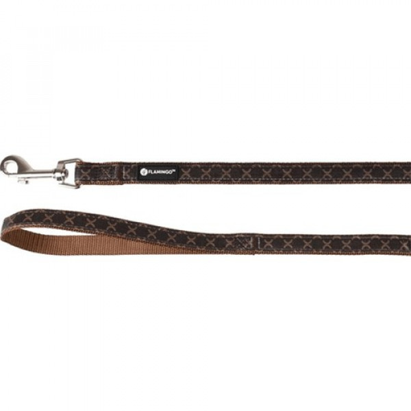 Flamingo 120 Cm Odin Gezdirme Kayışı Kahverengi 15 Mm | Köpek Gezdirme Tasması