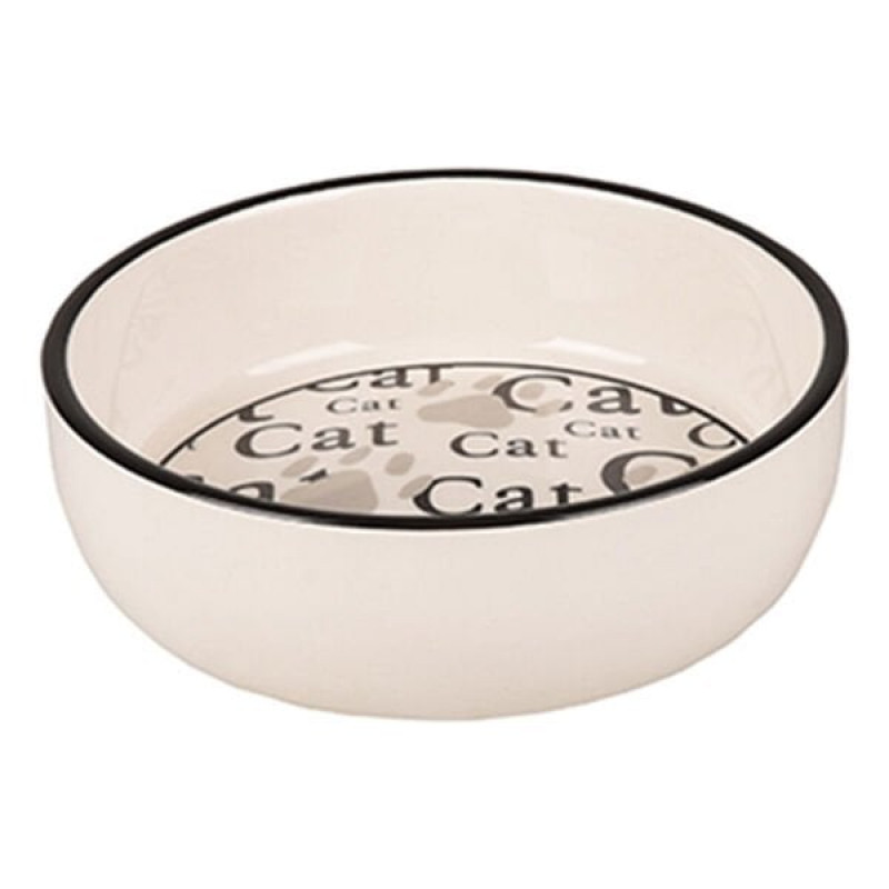 Flamingo 13 cm Porselen Mama Kabı | Seramik Mama Ve Su Kabı Flamingo 13 cm Porselen Mama Kabı | Seramik Mama Ve Su Kabı