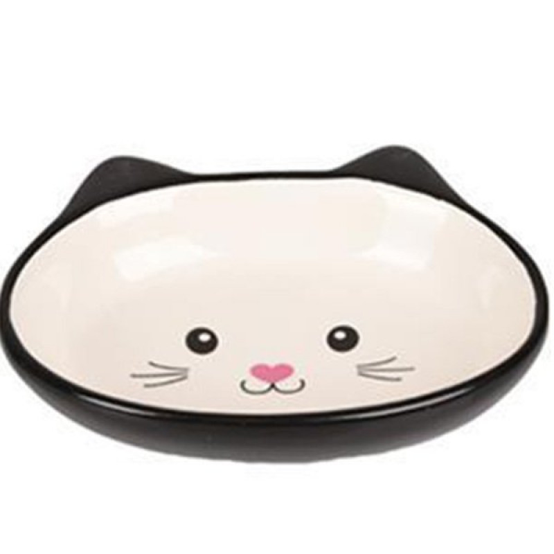 Flamingo 14 cm Isa Seramik Mama Kabı Siyah 170 ml | Seramik Mama Ve Su Kabı Flamingo 14 cm Isa Seramik Mama Kabı Siyah 170 ml | Seramik Mama Ve Su Kabı