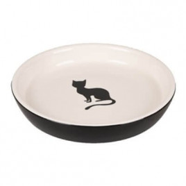 15 cm Nala Seramik Mama Kabı Siyah Beyaz 180 ml | Seramik Mama Ve Su Kabı 15 cm Nala Seramik Mama Kabı Siyah Beyaz 180 ml | Seramik Mama Ve Su Kabı