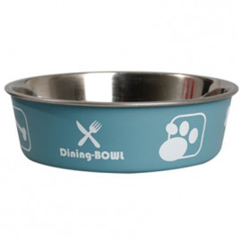 17 cm Bella Metal Mama Kabı Mavi | Metal Mama Ve Su Kabı 17 cm Bella Metal Mama Kabı Mavi | Metal Mama Ve Su Kabı