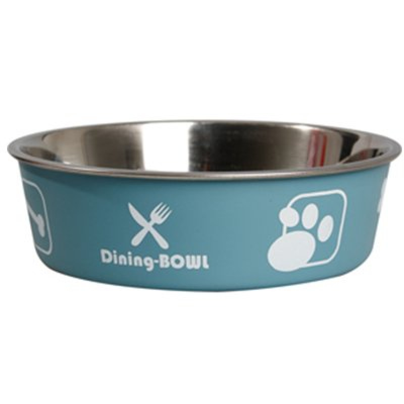 Flamingo 17 cm Bella Metal Mama Kabı Mavi | Metal Mama Ve Su Kabı Flamingo 17 cm Bella Metal Mama Kabı Mavi | Metal Mama Ve Su Kabı