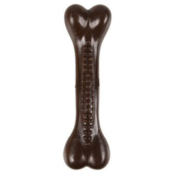 Flamingo 20 cm Plastik Çikolata Kemik Oyuncak | Köpek Çiğneme