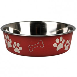 21 cm 1500 ml Bella Çelik Mama Kabı Kırmızı | Metal Mama Ve Su Kabı 21 cm 1500 ml Bella Çelik Mama Kabı Kırmızı | Metal Mama Ve Su Kabı