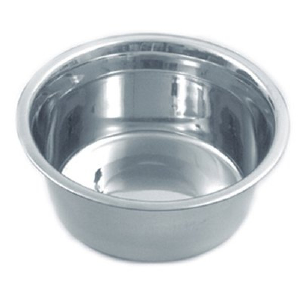 Flamingo 21 cm Çelik Mama Kabı 1600 ml | Metal Mama Ve Su Kabı