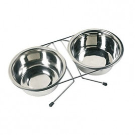 21 cm Duo Dinner İkili Metal Mama Kabı | Metal Mama Ve Su Kabı 21 cm Duo Dinner İkili Metal Mama Kabı | Metal Mama Ve Su Kabı