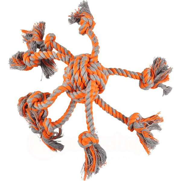 Flamingo 30 cm Ahtapot İp Oyuncak | Köpek Diş İpi