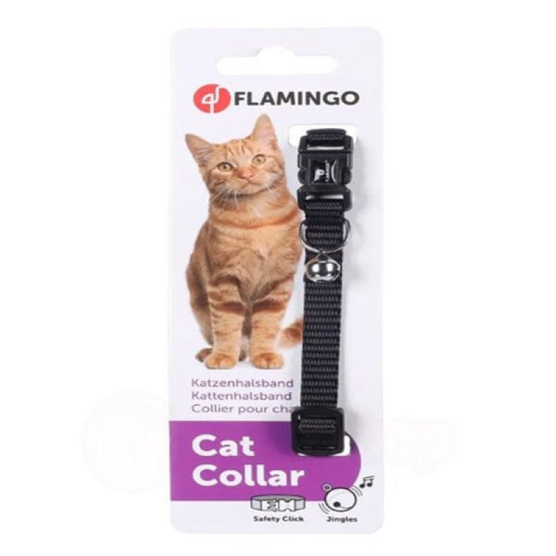 Flamingo 30 cm Art Sport Boyun Tasması Siyah | Kedi Boyun Tasması Flamingo 30 cm Art Sport Boyun Tasması Siyah | Kedi Boyun Tasması