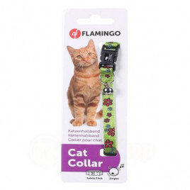 30 cm Çiçekli Boyun Tasması Yeşil | Kedi Boyun Tasması