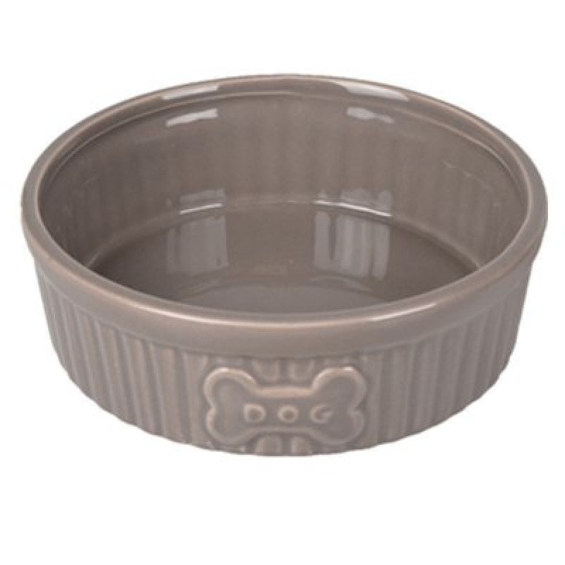 Flamingo 300 ml Mabel Seramik Mama Kabı Kahverengi | Seramik Mama Ve Su Kabı Flamingo 300 ml Mabel Seramik Mama Kabı Kahverengi | Seramik Mama Ve Su Kabı