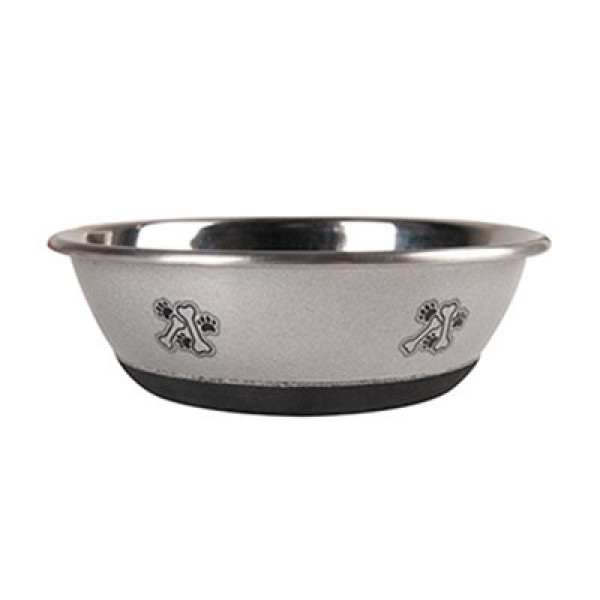 Flamingo 300 ml Selecta Glitz Mama Kabı Gümüş | Metal Mama Ve Su Kabı