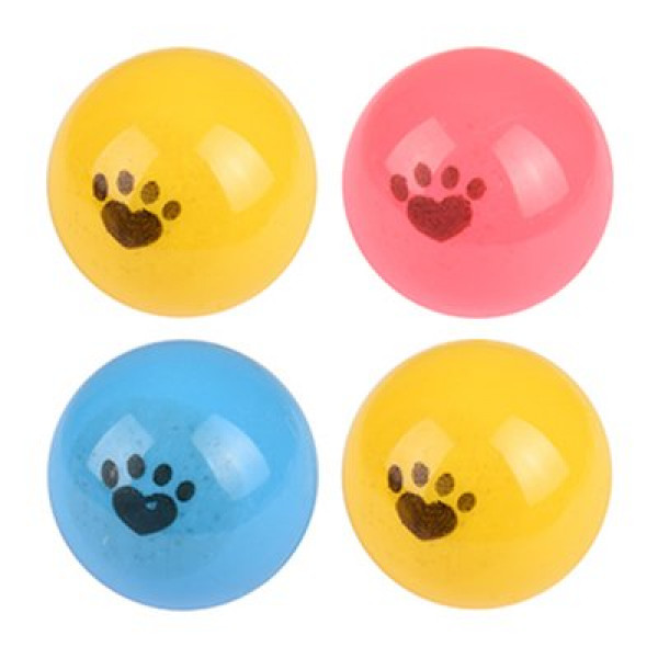 Flamingo 4 cm Pinpon Top Oyuncak  4 Lü Paket | Kedi Top Oyuncak