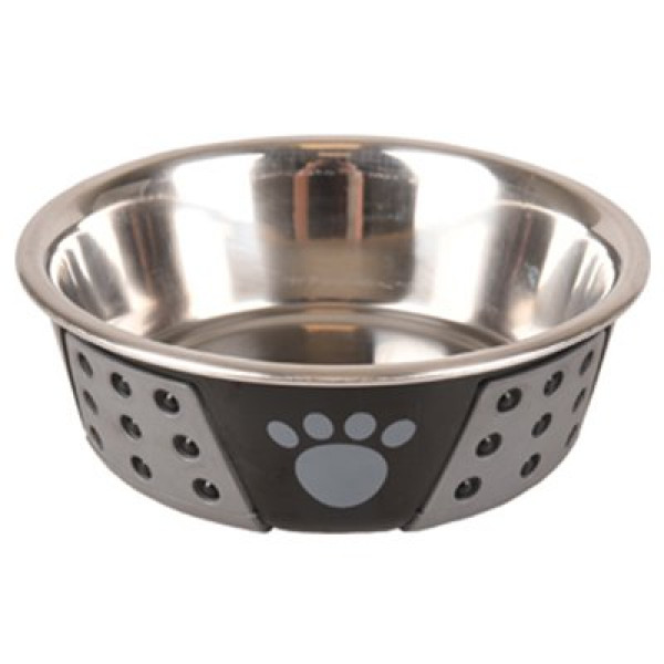 Flamingo 400 Ml Hermosa Desenli Mama Ve Su Kabı Gri | Metal Mama Ve Su Kabı