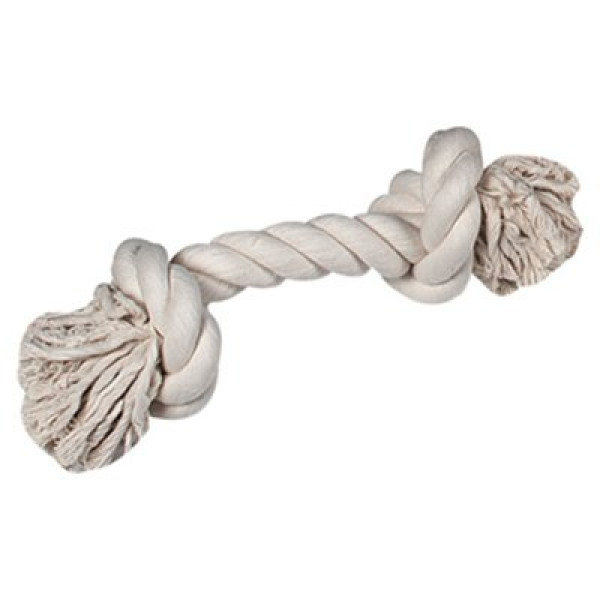 Flamingo 45 cm 2 Düğümlü İp Bej Oyuncak Xxl | Köpek Diş İpi