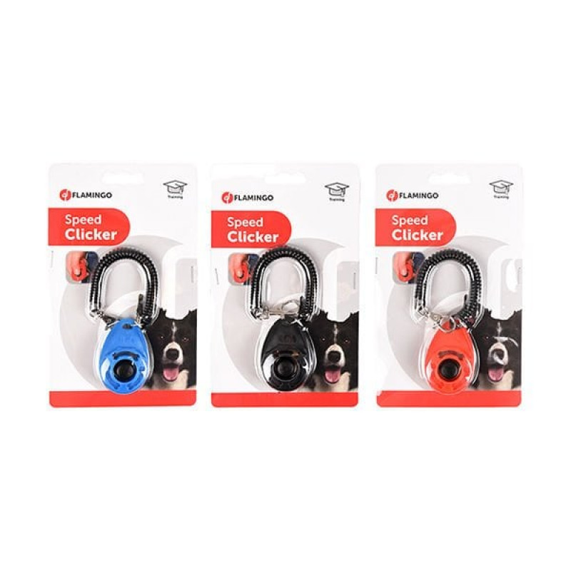 Flamingo 6 Cm Kayışlı Clicker | Köpek Eğitim Clicker