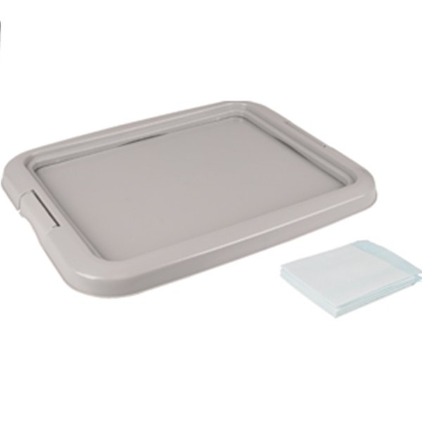 Flamingo 60x45 Cm Çiş Eğitim Tuvaleti (10 Adet Çiş Pedi Hediyeli) | Köpek Tuvalet Eğitimi