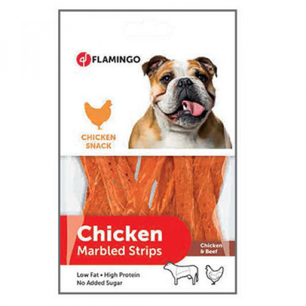 Flamingo 85 Gr Chick'n Snack Chicken & Beef | Köpek Kemik Ödül Maması