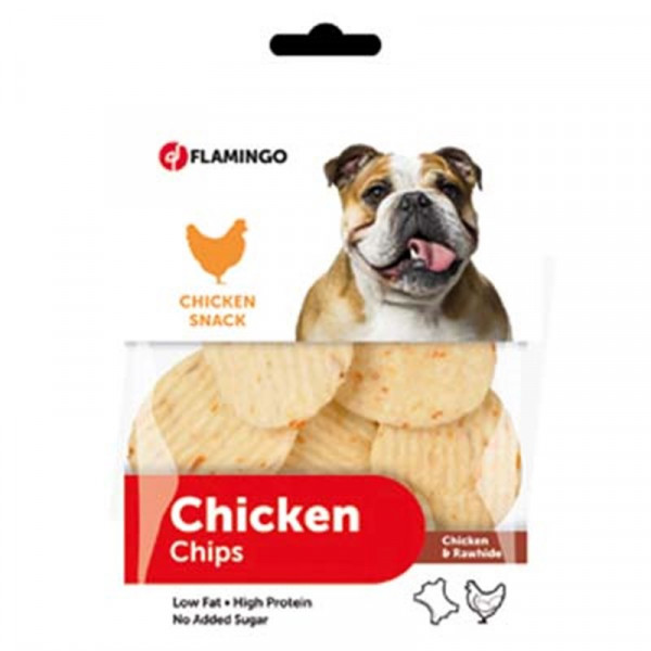Flamingo 85 Gr Chick'n Snack Chicken Chips | Köpek Atıştırmalık Ödül Maması