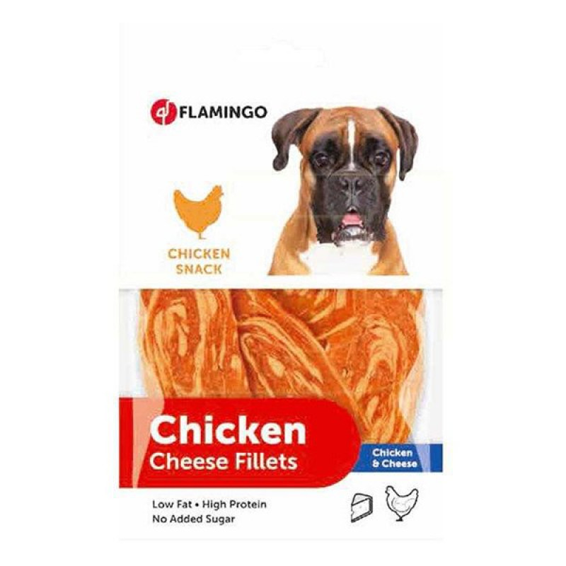 Flamingo 85 Gr Chicken Tavuk ve Peynirli Large | Köpek Atıştırmalık Ödül Maması Flamingo 85 Gr Chicken Tavuk ve Peynirli Large | Köpek Atıştırmalık Ödül Maması