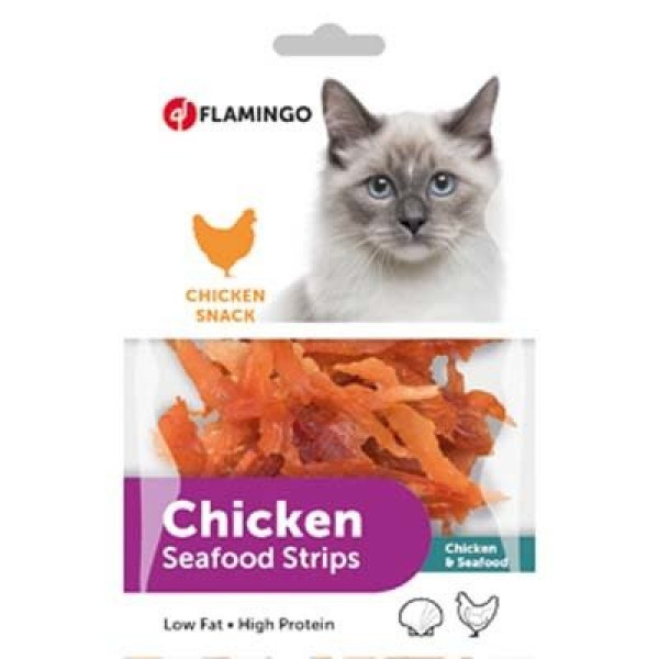 Flamingo 85 Gr Chicken Tavuklu Balıklı | Kedi Bisküvi Ödül Maması