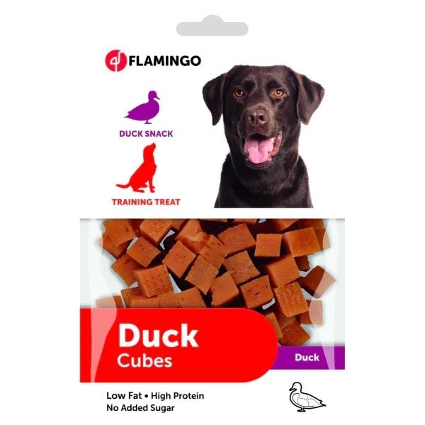 Flamingo 85 Gr Ördekli Küp | Köpek Atıştırmalık Ödül Maması