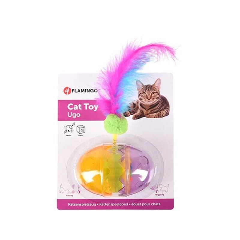 Flamingo 9.5x6.5x20 Cm Ugo Yumurta | Kedi Top Oyuncak