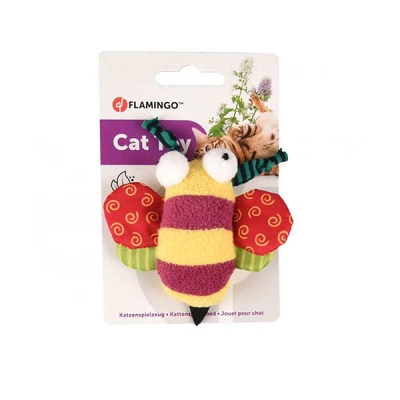 Flamingo 9 Cm Arı Yowly | Peluş Kedi Oyuncağı