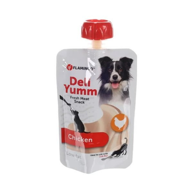 Flamingo 90 Gr Deli Yumm Paste Tavuk | Köpek Atıştırmalık Ödül Maması Flamingo 90 Gr Deli Yumm Paste Tavuk | Köpek Atıştırmalık Ödül Maması