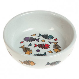 Balık Desenli Porselen Mama Kabı | Seramik Mama Ve Su Kabı Balık Desenli Porselen Mama Kabı | Seramik Mama Ve Su Kabı