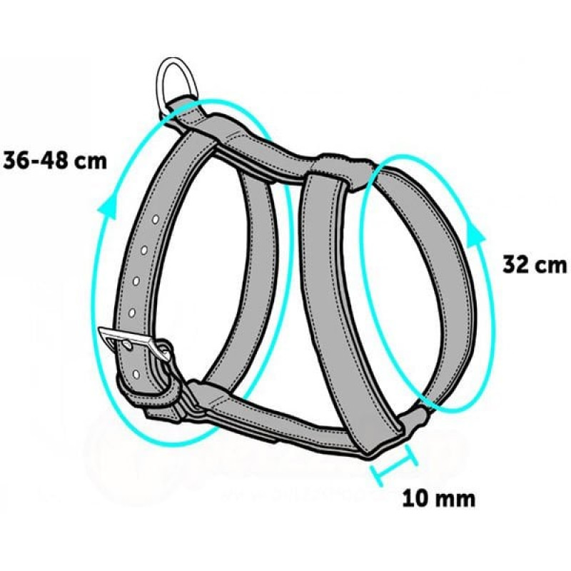 Flamingo File Göğüs Tasması Kırmızı | Kedi Göğüs Tasması