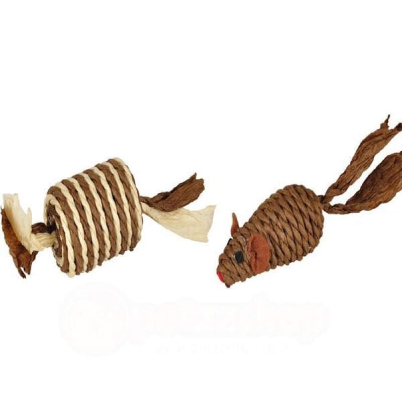 Flamingo Hasır İkili Oyuncak | Peluş Kedi Oyuncağı Flamingo Hasır İkili Oyuncak | Peluş Kedi Oyuncağı