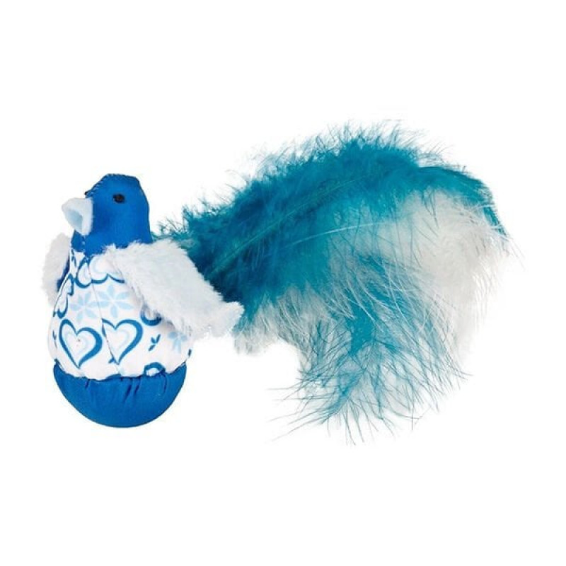 Flamingo Kedi Otlu Peluş Kuş Figürü Buz Mavi | Peluş Kedi Oyuncağı Flamingo Kedi Otlu Peluş Kuş Figürü Buz Mavi | Peluş Kedi Oyuncağı